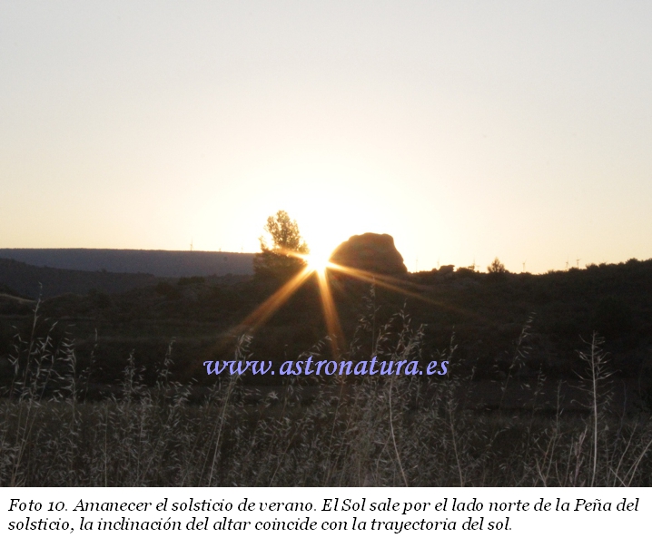 Amanecer el día del solsticio