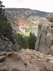 Laguna Negra desde la canal